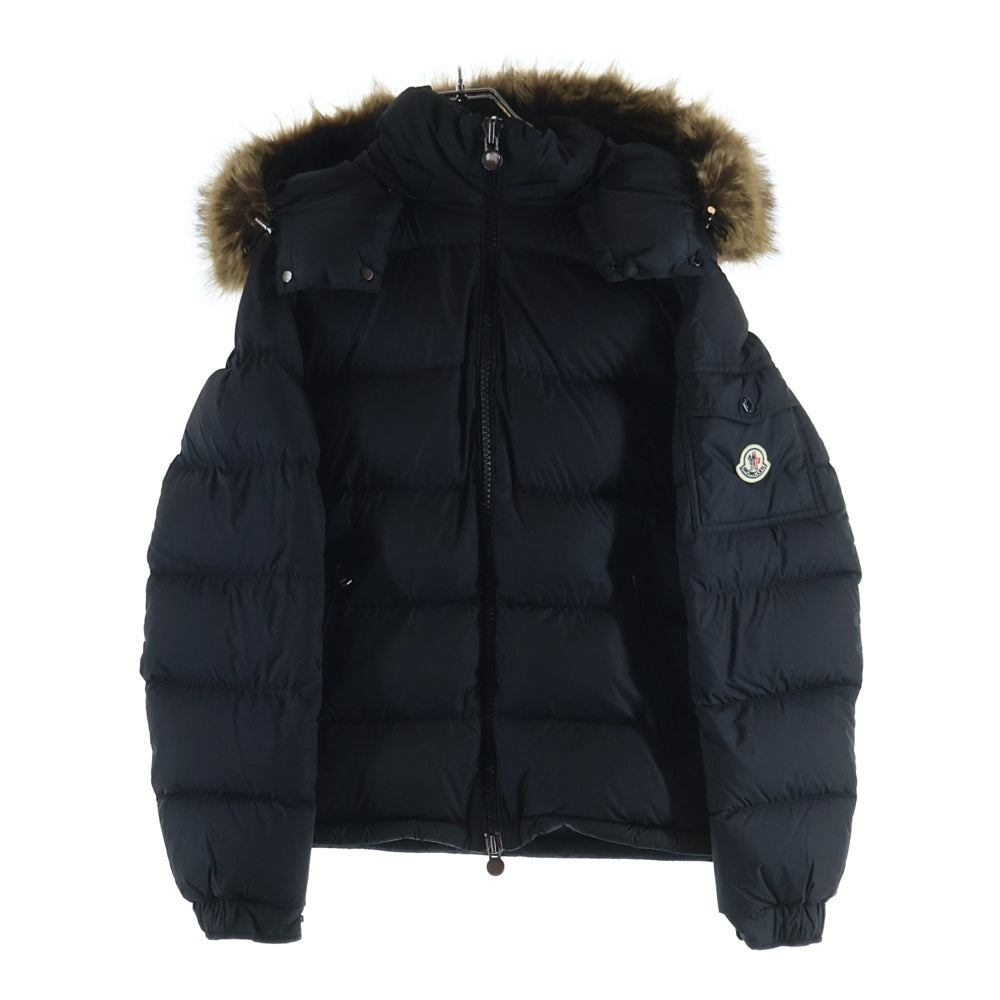 MONCLER(モンクレール) 22AW MAYAF マヤエフ ファーフーデッド ダウンジャケット ブラック H20911A00270