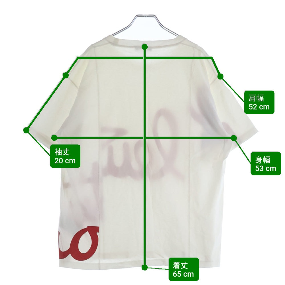 VALENTINO(ヴァレンティノ) 20SS TV3MG05R63N ロゴプリント再構築Tシャツ