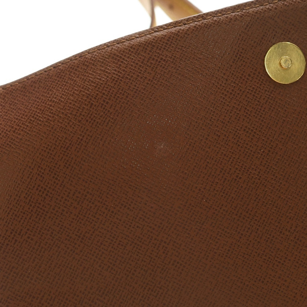 LOUIS VUITTON(ルイヴィトン) モノグラム ミュゼットタンゴ ショルダーバッグ ポシェット ブラウン レザー×PVC M51257 ゴールド金具 レディース
