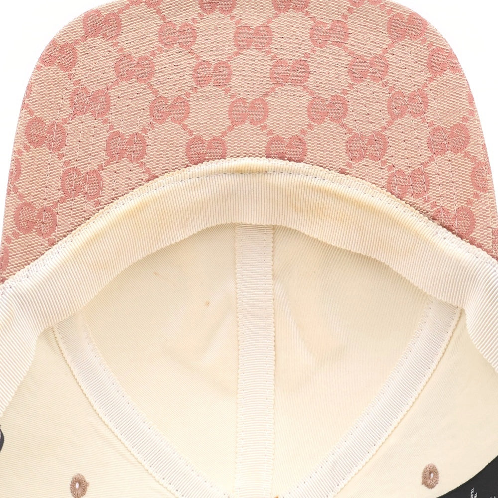 GUCCI(グッチ) 18AW ×MLB GGキャンバス ニューヨークヤンキース ベースボールキャップ ベージュ