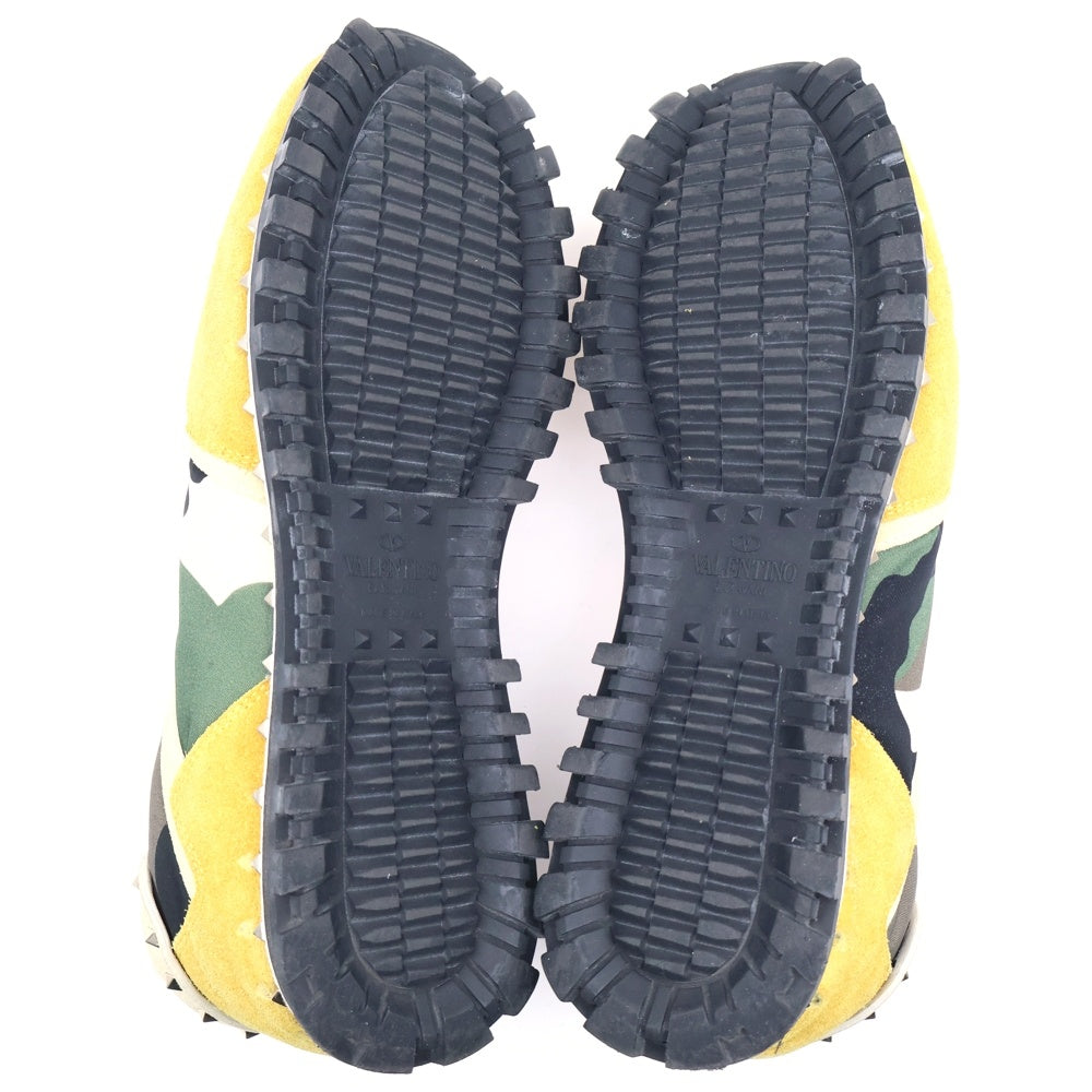 VALENTINO GARAVANI(ヴァレンチノガラヴァーニ) Rockstud Low ロックスタッズ ローカットスニーカー イエロー 42 FN952Y2