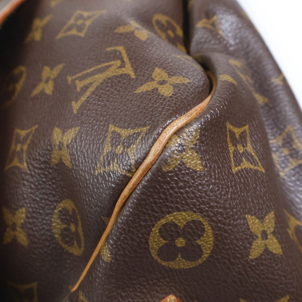 LOUIS VUITTON(ルイヴィトン) モノグラム ソミュール30 ショルダーバッグ ブラウン PVCレザー M42256 ゴールド金具