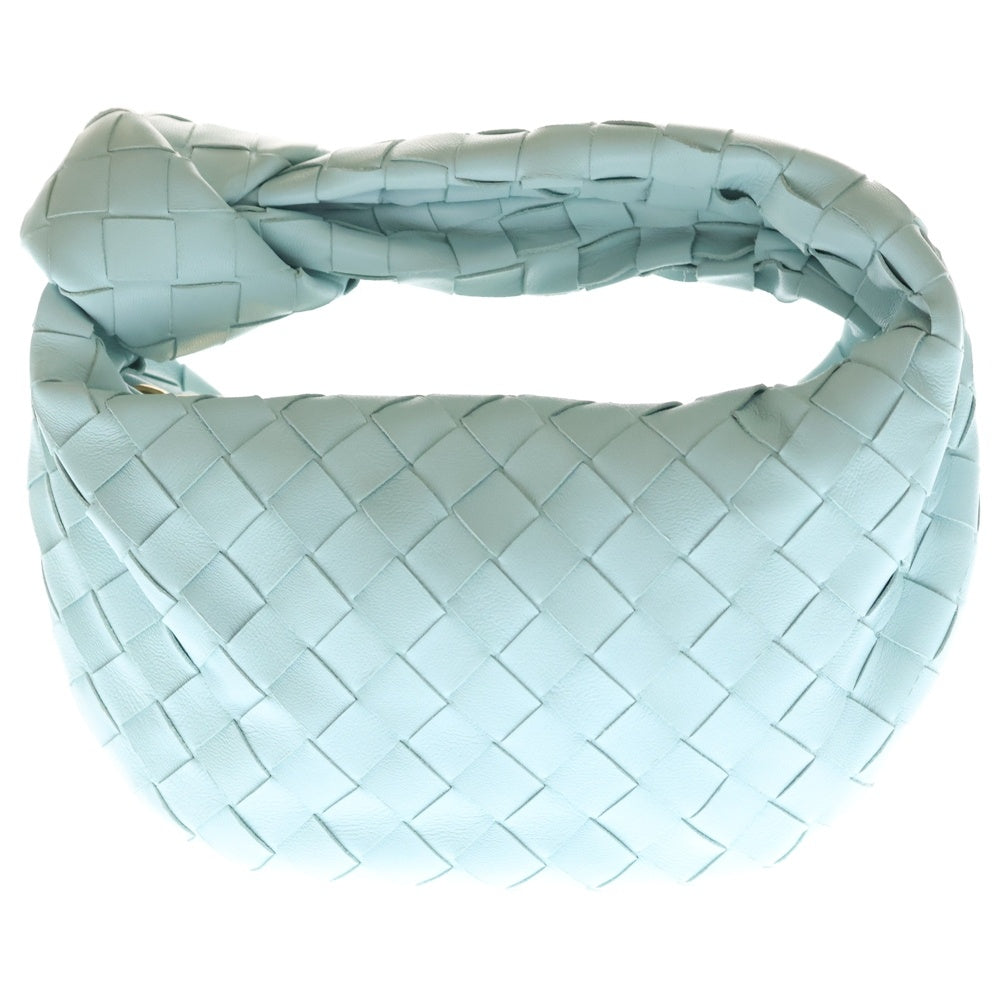 BOTTEGA VENETA(ボッテガヴェネタ) イントレチャート ミニジョディ ハンドバッグ ライトブルー レザー レディース