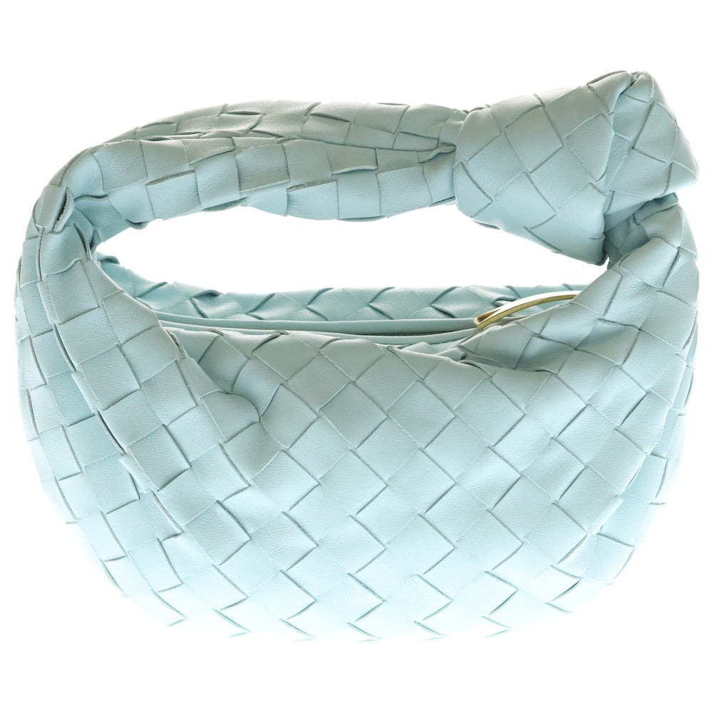 BOTTEGA VENETA(ボッテガヴェネタ) イントレチャート ミニジョディ ハンドバッグ ライトブルー レザー レディース