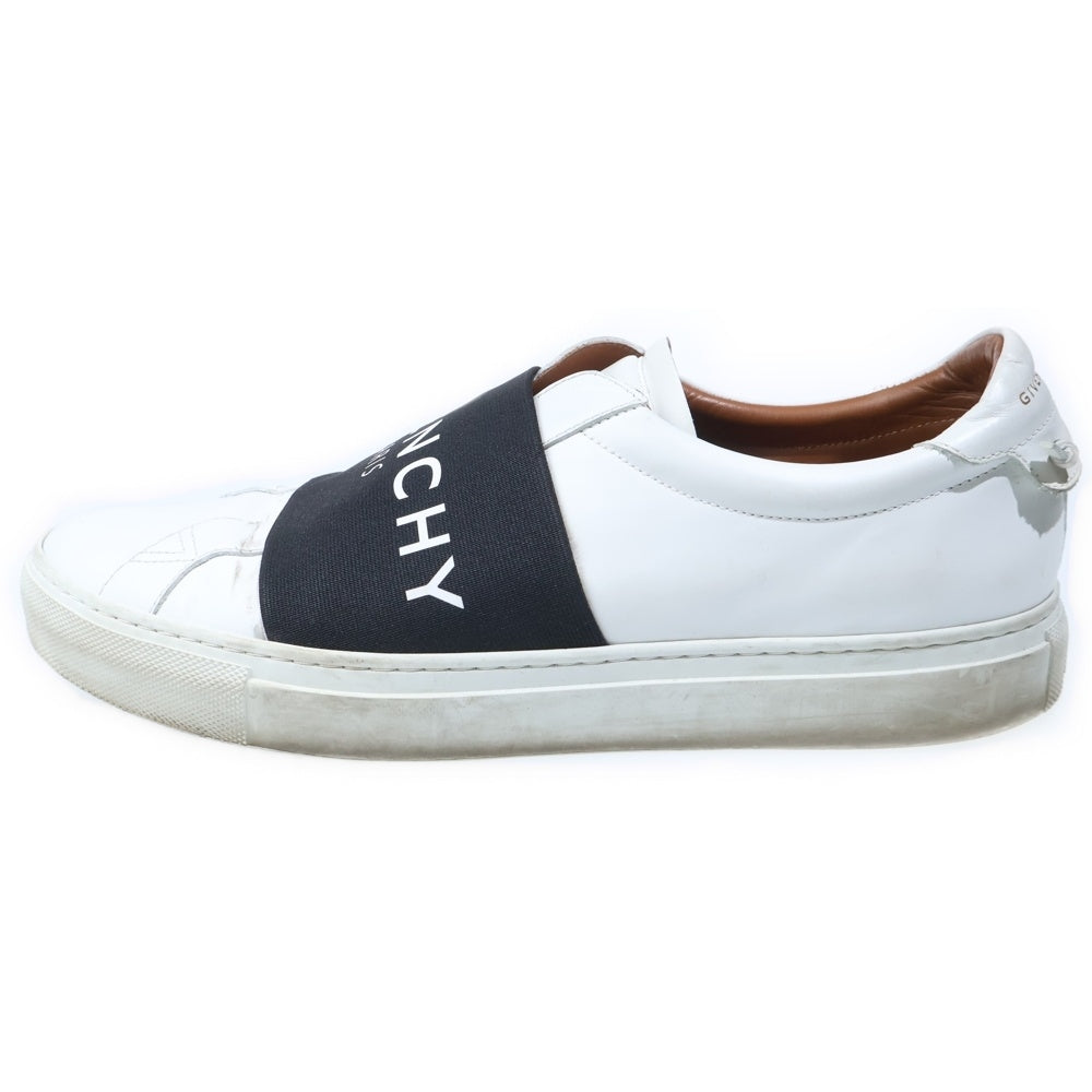 GIVENCHY(ジバンシィ) ロゴバンド レザー ローカットシューズ スニーカー ホワイト/ブラック