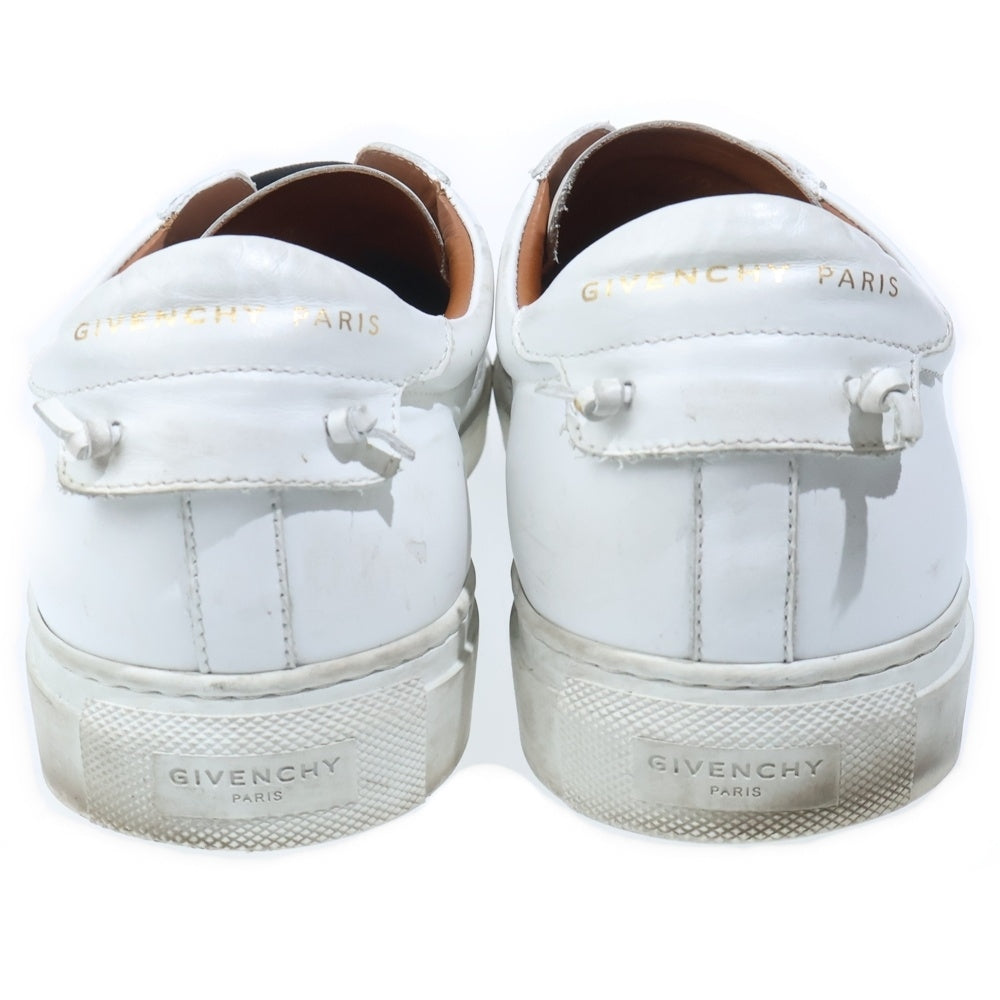 GIVENCHY(ジバンシィ) ロゴバンド レザー ローカットシューズ スニーカー ホワイト/ブラック