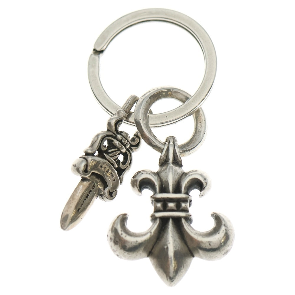 CHROME HEARTS(クロムハーツ) BSF&No5 DGGR/BSフレア#5ダガーキーリング オールドシルバー