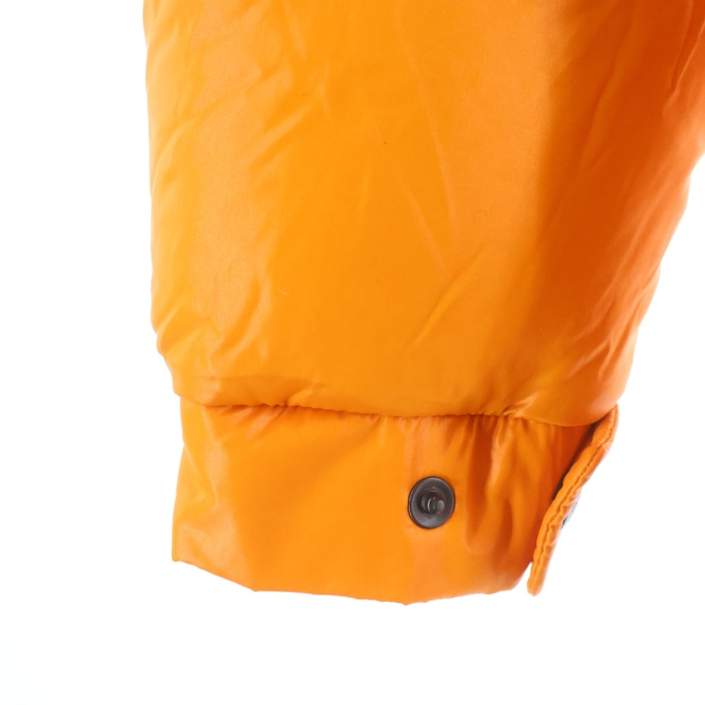 MONCLER(モンクレール) 19AW ×FRAGMENT HANRIOT フラグメント アンリオ ワッペン バックロゴ フーデッド ジップアップ ダウンジャケット オレンジ E209U4130750 E209U4130750