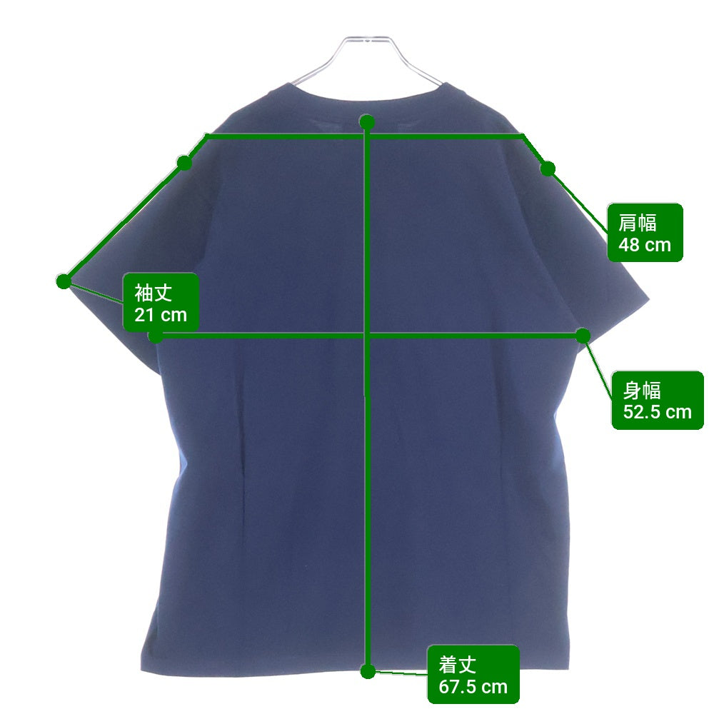 GUCCI(グッチ) 20AW Disc Print Oversized Tee ディスク プリント オーバーサイズ半袖カットソー ネイビー 616036 XJCSQ