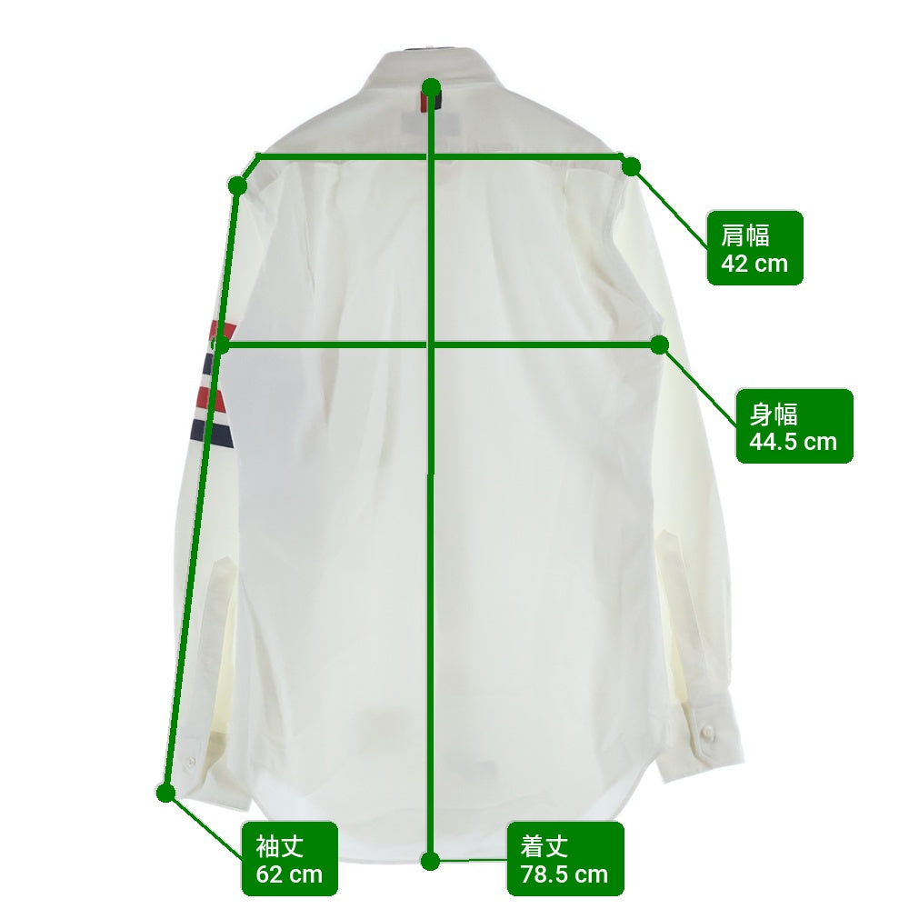 THOM BROWNE(トムブラウン) 4BAR オックスフォードボタンダウン 長袖シャツ MWL319A-06177100