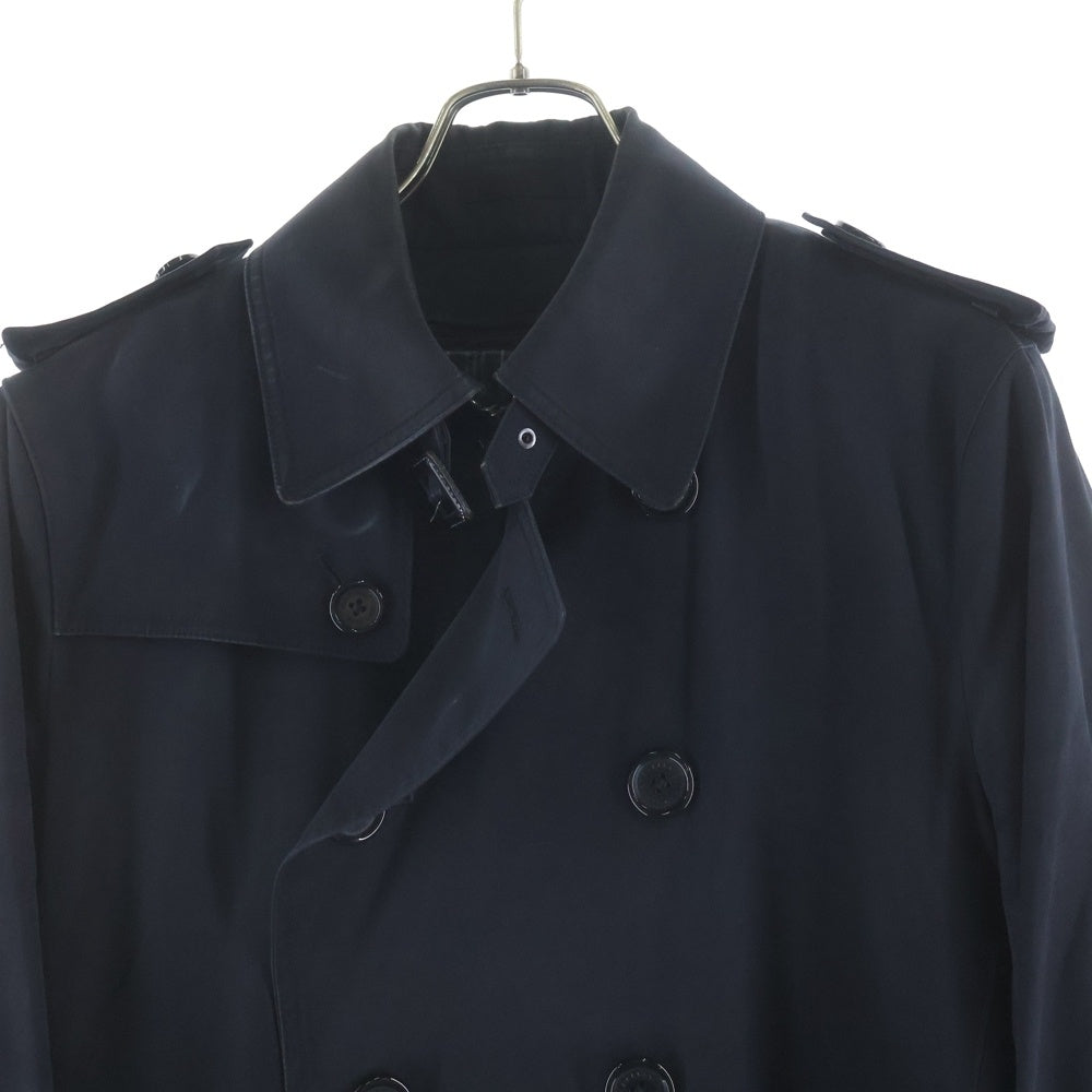 BURBERRY BLACK LABEL(バーバリー ブラックレーベル) チェックライニング トレンチコート ブラック D1A44-606-09