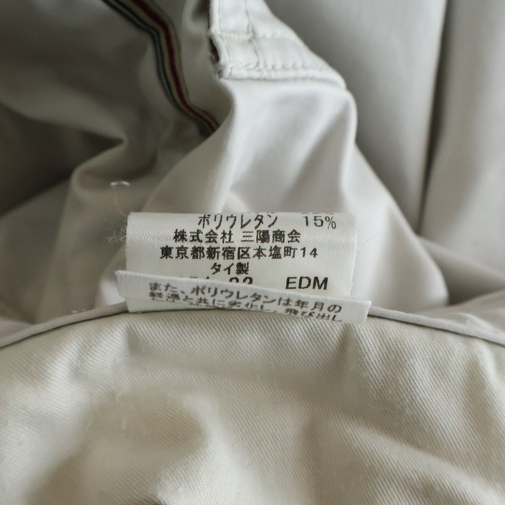 BURBERRY BLACK LABEL(バーバリー ブラックレーベル) ハーフ ショートパンツ ショーツ ホワイト BMS79-822-03