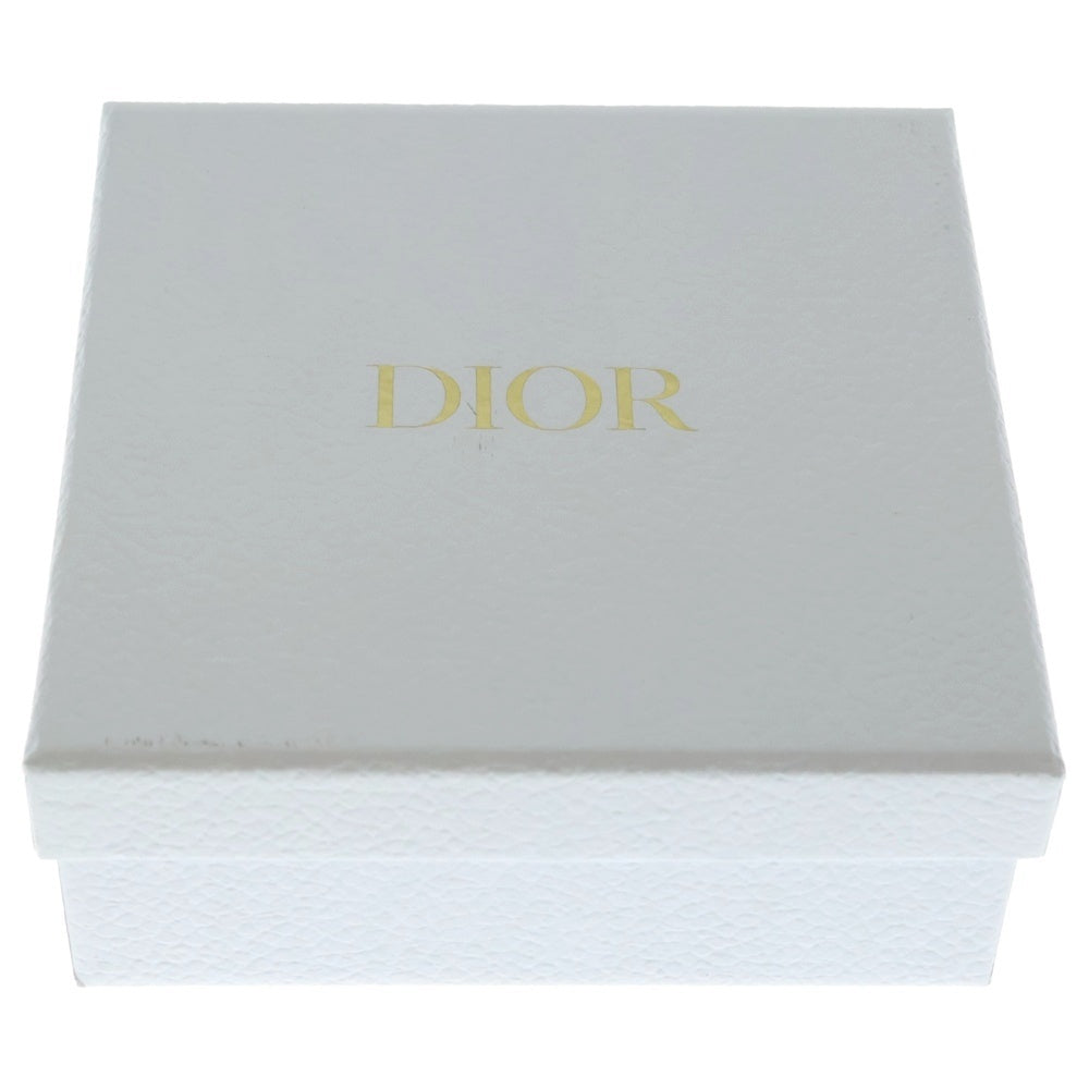 Christian Dior(クリスチャンディオール) CDロゴ ラインストーン ネックレス ペンダント チェーン ゴールド GP レディース