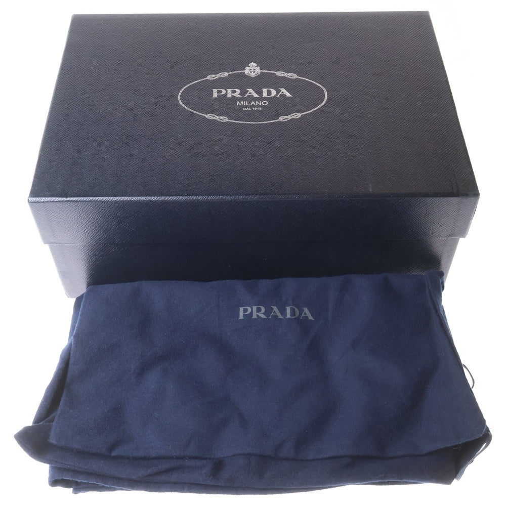 PRADA(プラダ) レザー サイドゴアブーツ ブラック