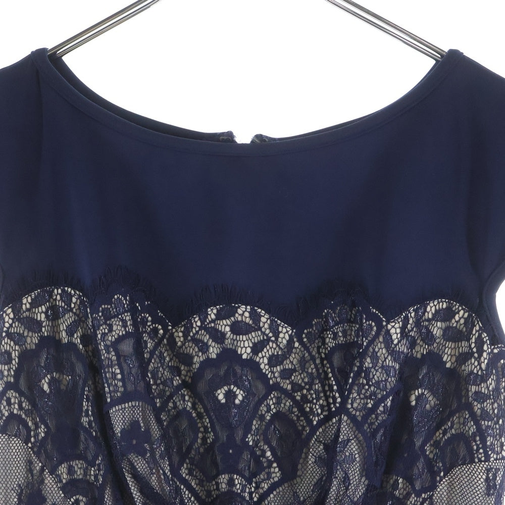 TADASHI SHOJI(タダシショウジ) レース ワンピース ネイビー レディース