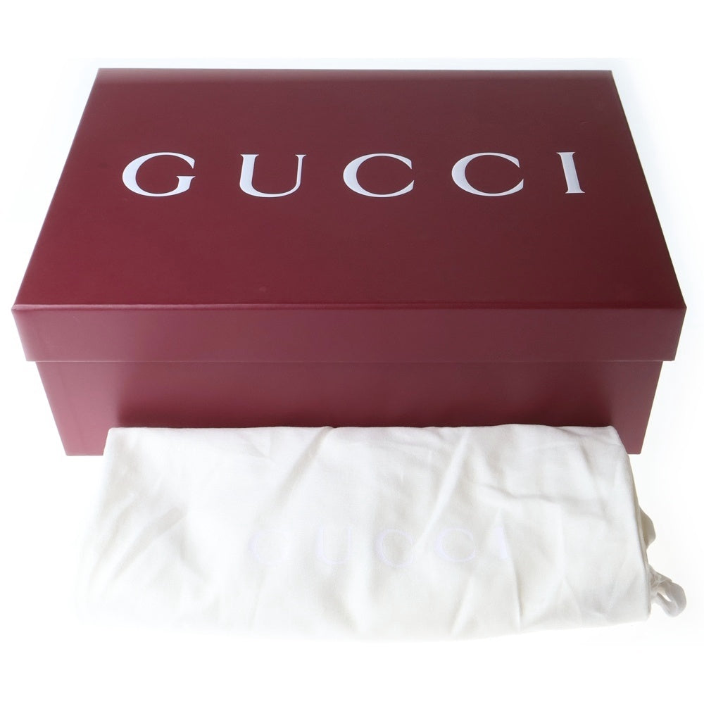 GUCCI(グッチ) グッチ リウェブ GGキャンバスローカットスニーカー ベージュ 91/2 787476