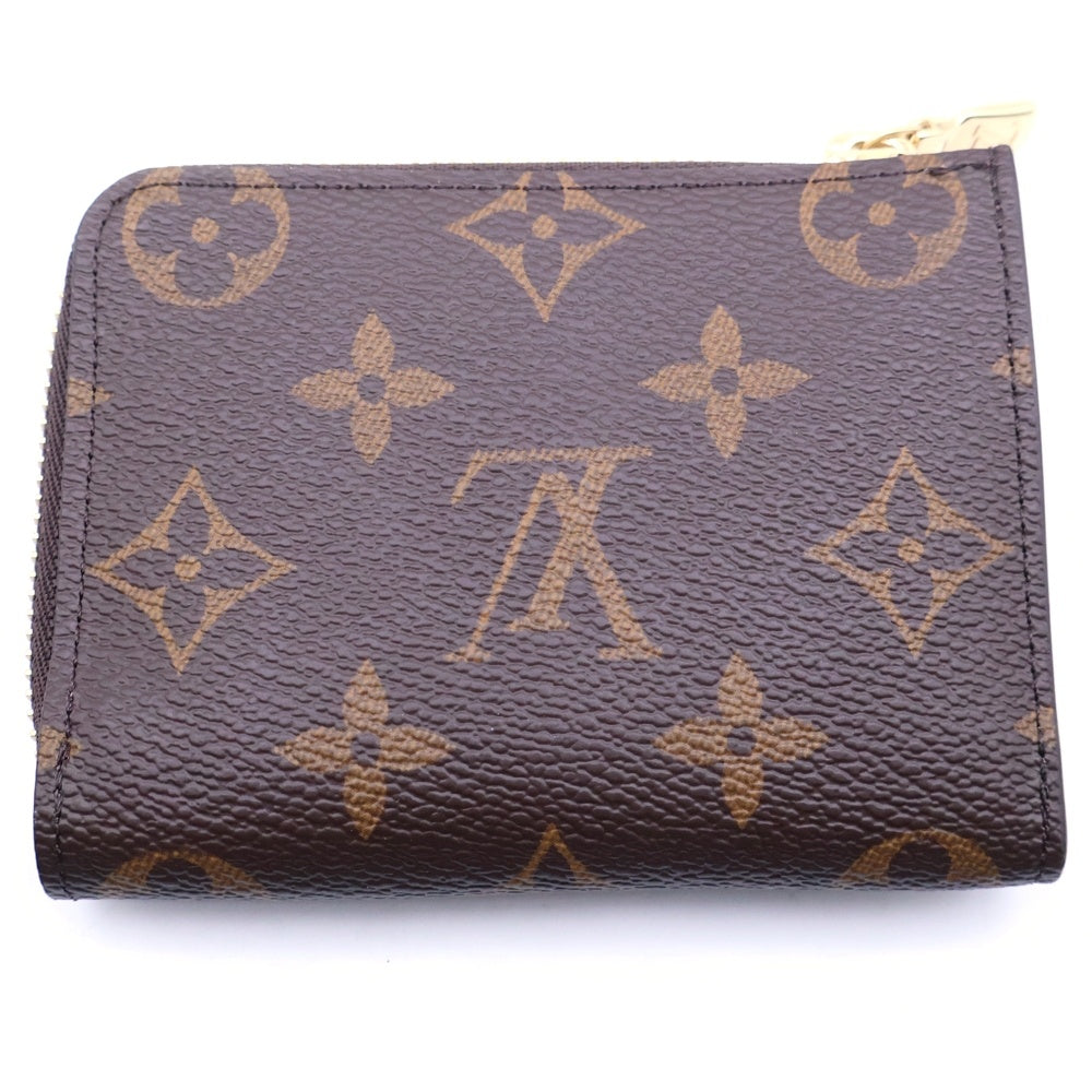 LOUIS VUITTON(ルイヴィトン) モノグラム ポルトフォイユノア コンパクト ウジェニー コンパクトウォレット 財布 ブラウン×ピンク PVC M25698 ゴールド金具 レディース