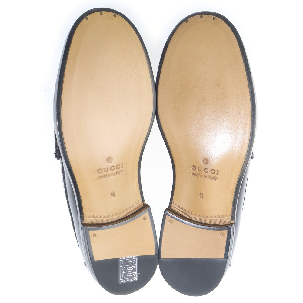 GUCCI(グッチ) グッチシマ ホースビットローファー ブラック 786426