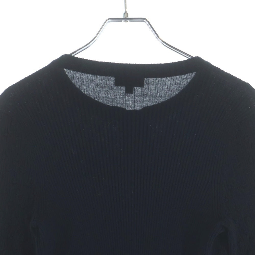 CHANEL(シャネル) ココマークボタン シルク リブニット ブラック P58469K07659 レディース