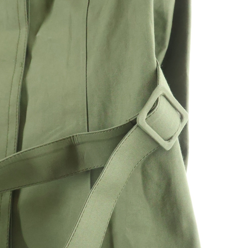 LOUIS VUITTON(ルイヴィトン) 15AW マッキントッシュ別注 ファー付き トレンチコート カーキ RW152A F8CO13B77 レディース