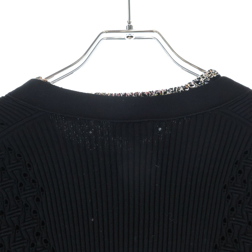 CHANEL(シャネル) 17SS CocoCuba ロゴボタン アンサンブル カーディガン ブラック P55775K07318 レディース