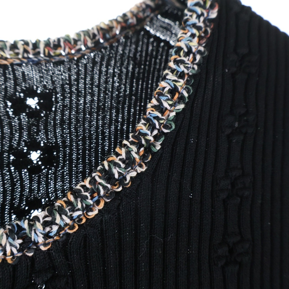 CHANEL(シャネル) 17SS CocoCuba ロゴボタン アンサンブル カーディガン ブラック P55775K07318 レディース