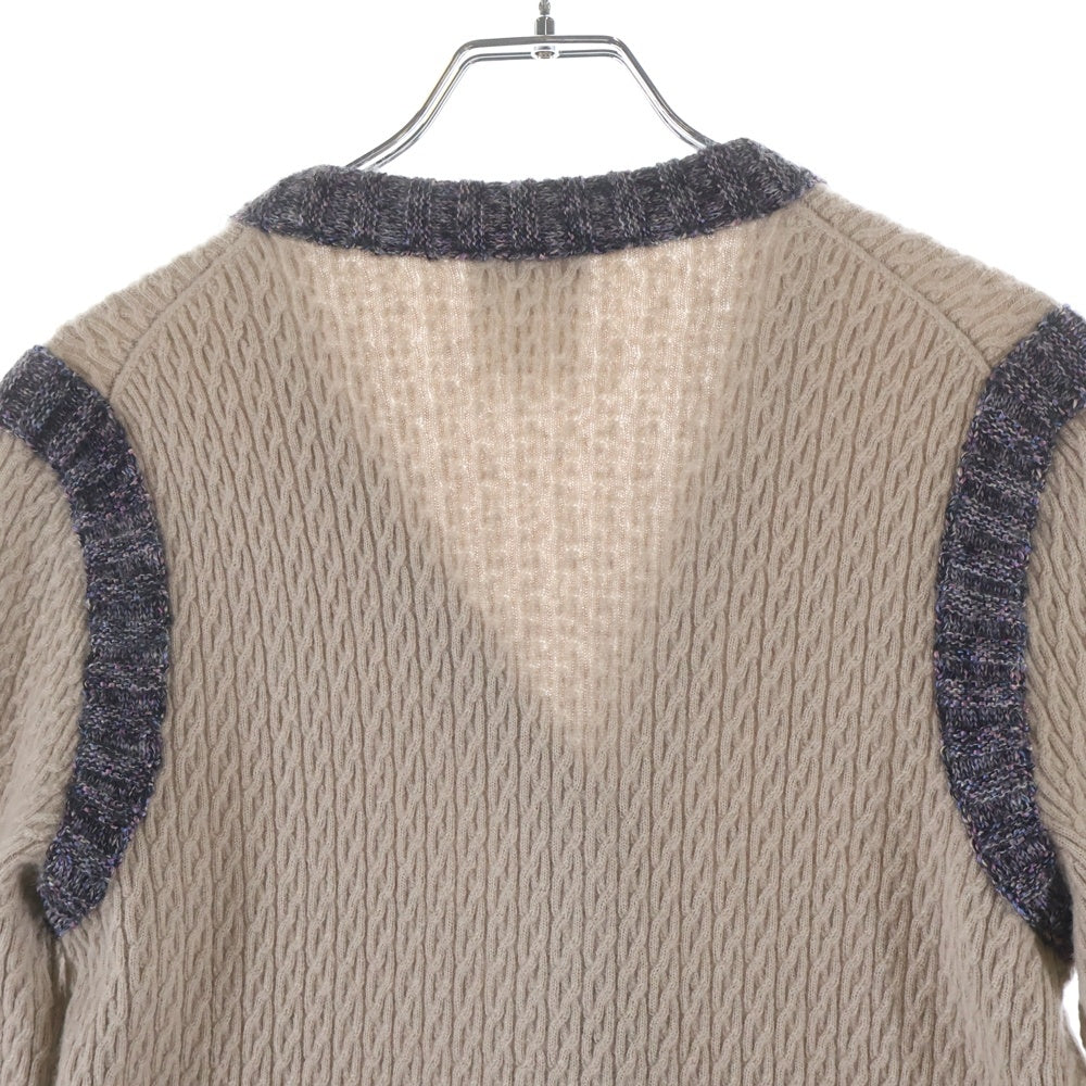 CHANEL(シャネル) カメリアボタン ニットカーディガン ベージュ レディース P52797K06822