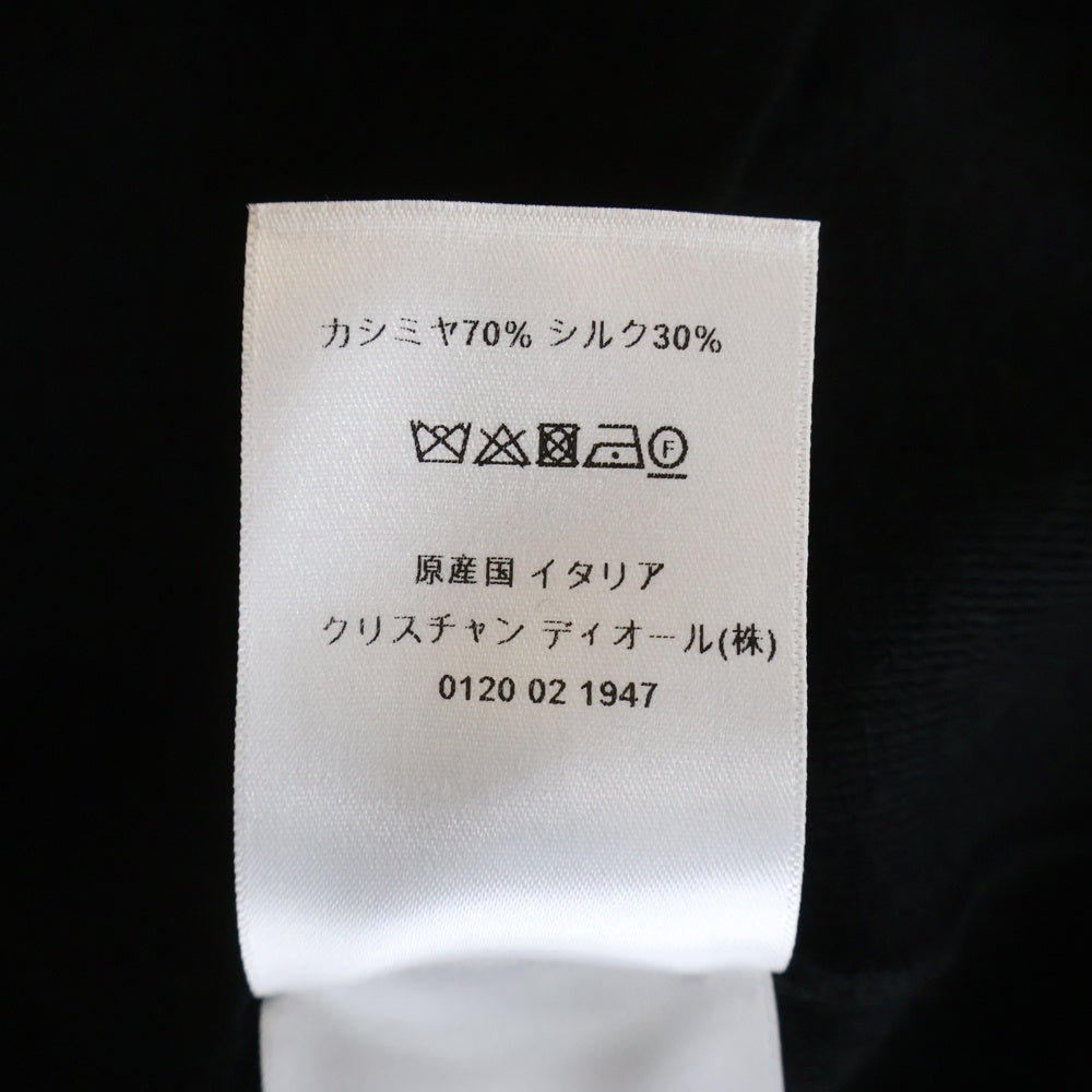 Christian Dior(クリスチャンディオール) 25AW カシミヤ Vネック ニットカーディガン ブラック レディース 214G50AM125