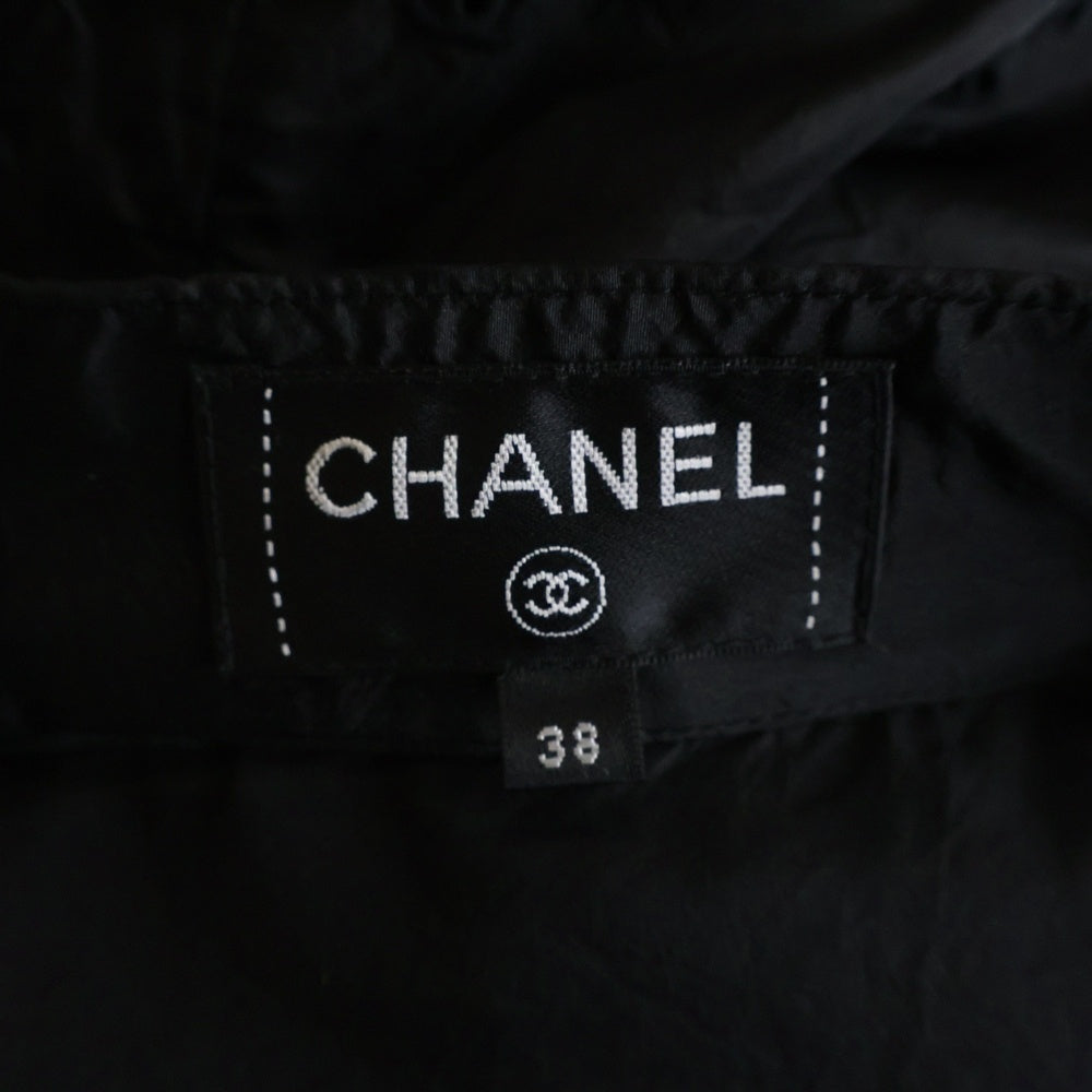 CHANEL(シャネル) ココマーク ロゴ刺繍 スカート ブラック レディース P60857V46435