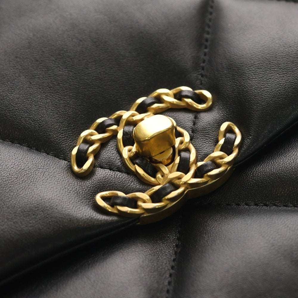CHANEL(シャネル) シャネル19 ディズヌフ マトラッセ ショルダーバッグ ブラック AS1161 レディース