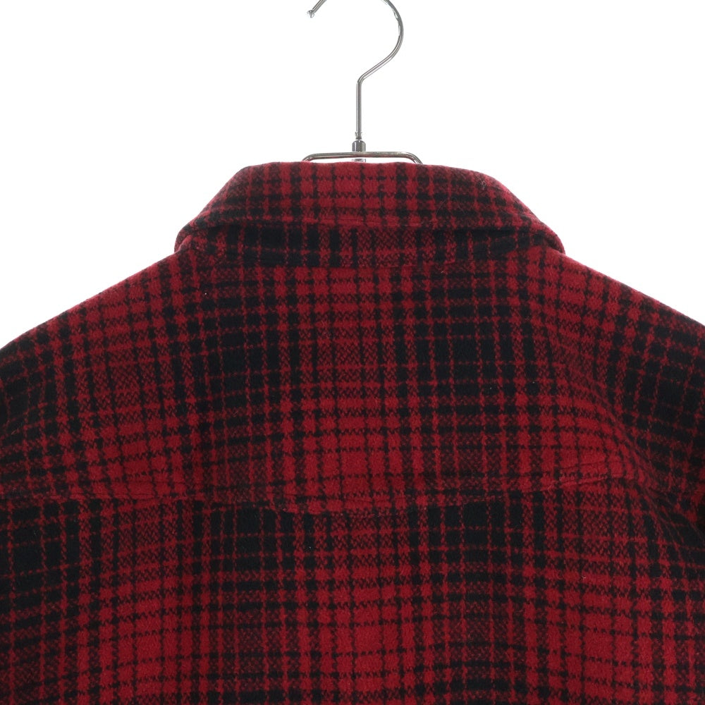 OFF-WHITE(オフホワイト) 16AW チェック総柄 フランネル 長袖シャツ レッド
