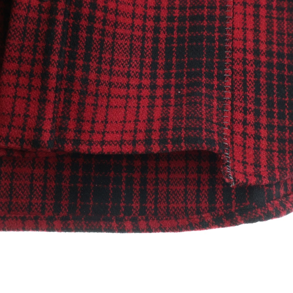 OFF-WHITE(オフホワイト) 16AW チェック総柄 フランネル 長袖シャツ レッド