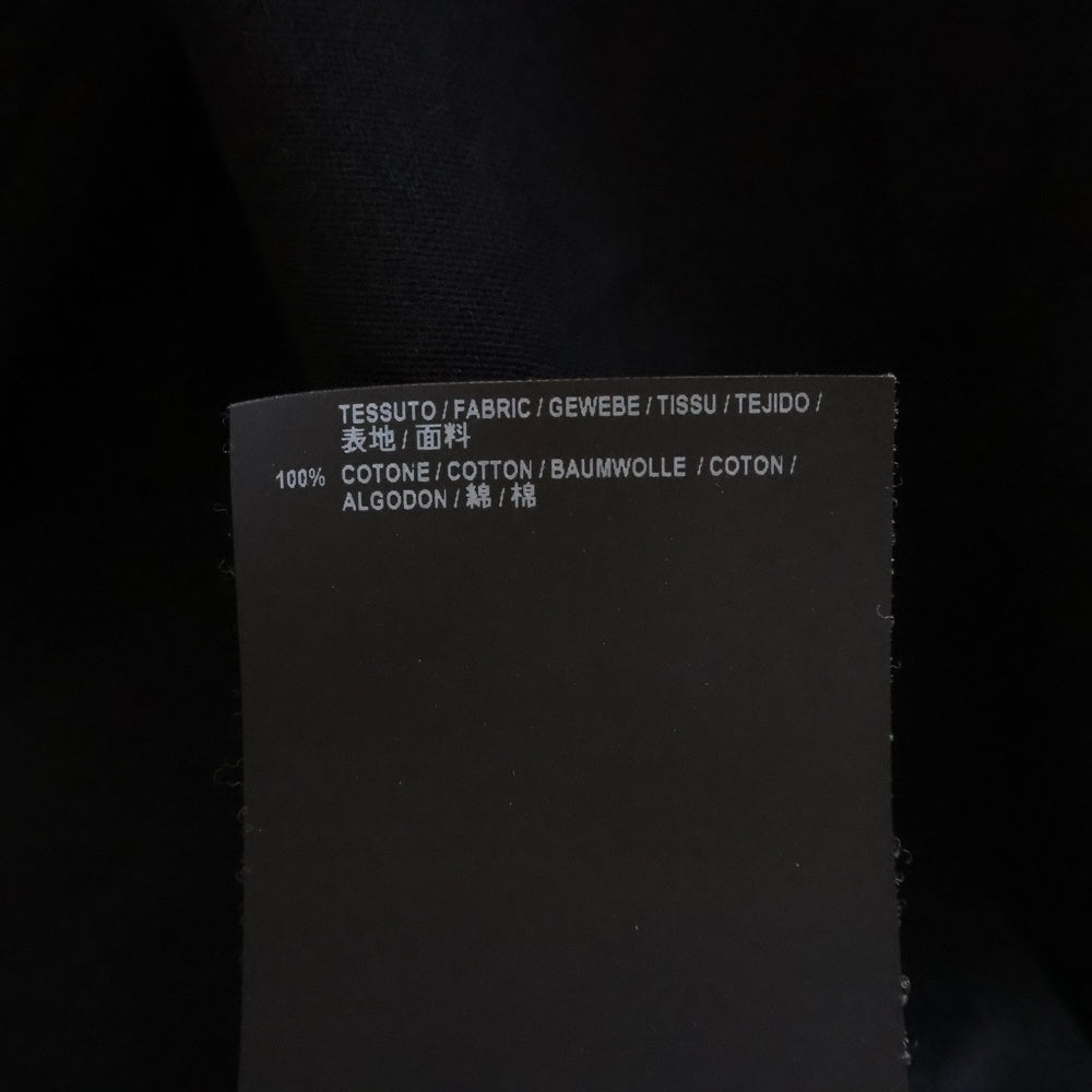 BALENCIAGA(バレンシアガ) バックロゴ プリント Tシャツ 半袖カットソー ブラック 496053