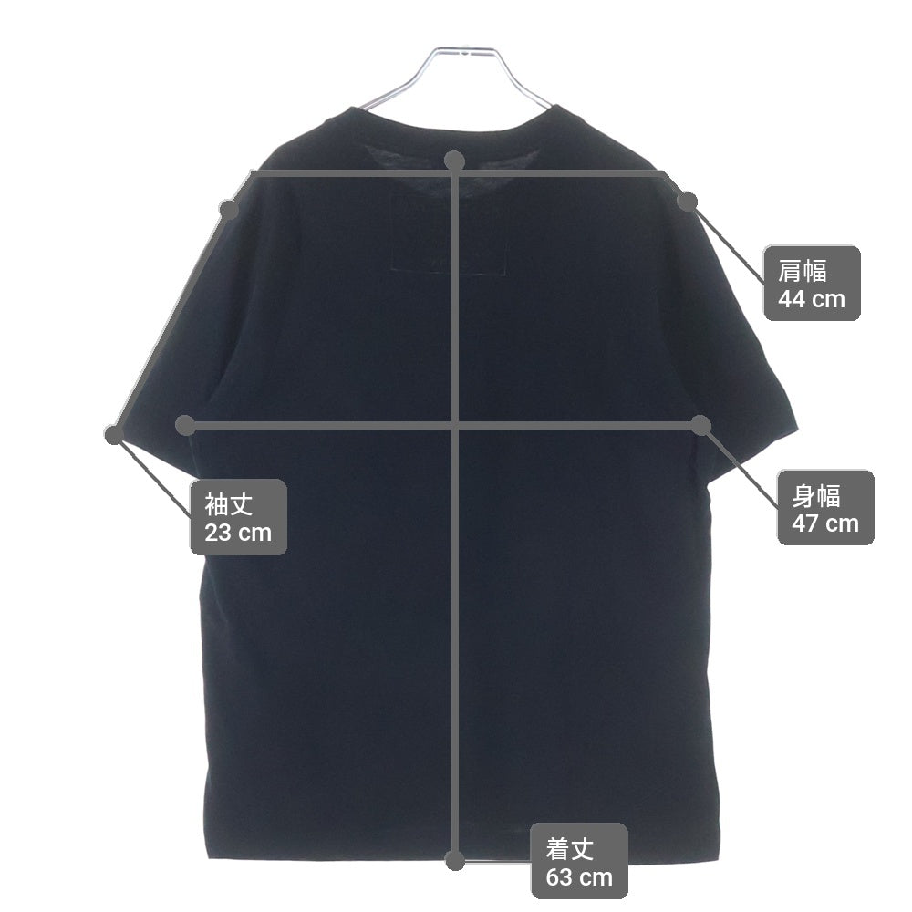 BALENCIAGA(バレンシアガ) バックロゴ プリント Tシャツ 半袖カットソー ブラック 496053