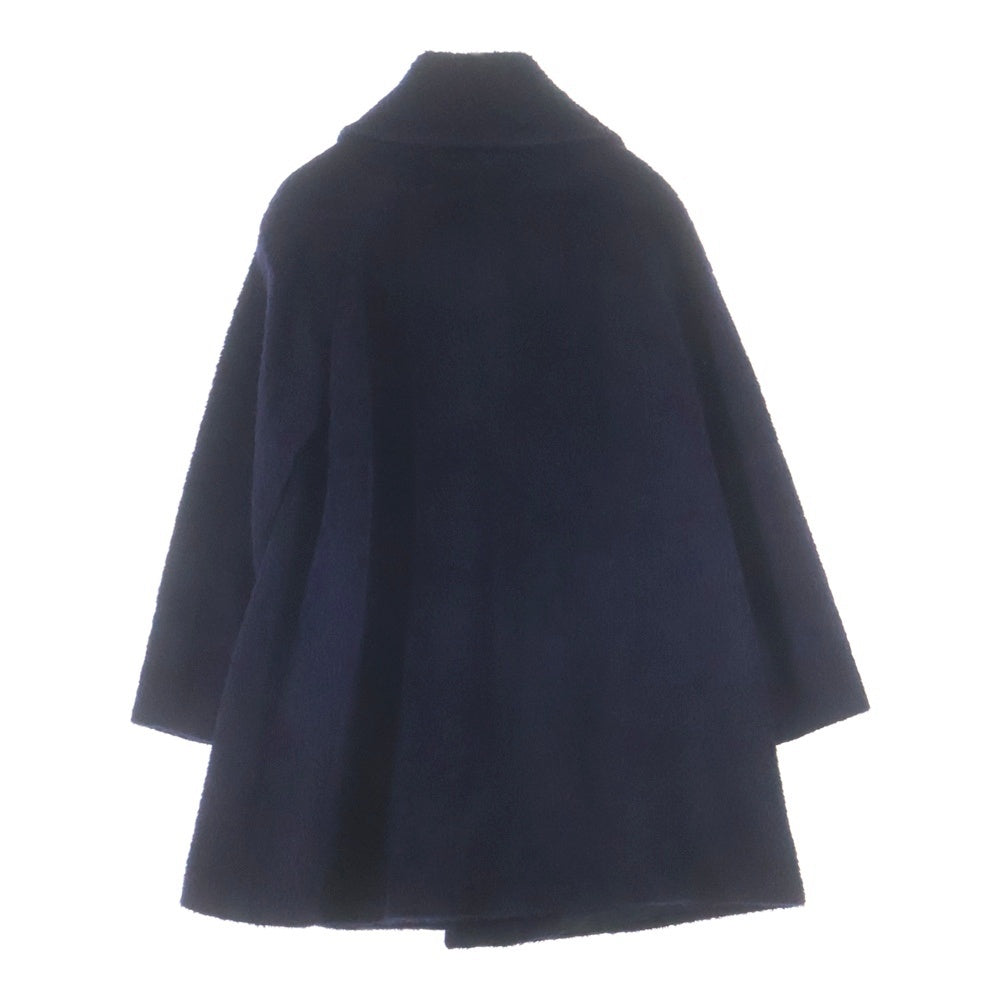 Max Mara(マックスマーラ) アルパカ ウール シャギーコート ネイビー 60862163 レディース