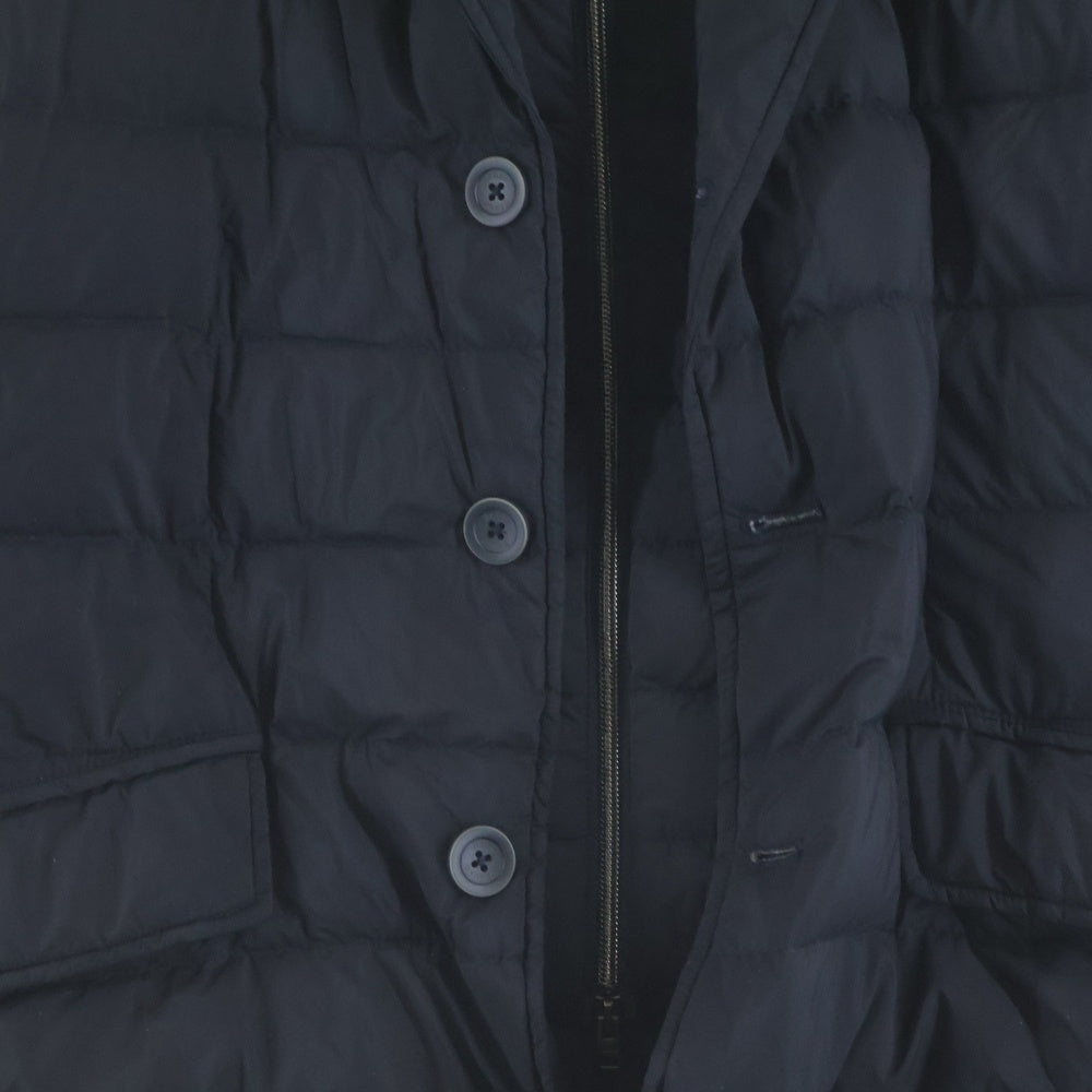 HERNO(ヘルノ) テーラード レイヤード ジップアップダウンジャケット ネイビー PI001ULE-19288-9200 レディース