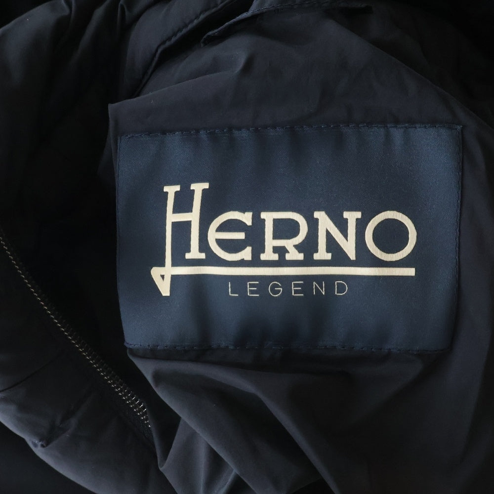 HERNO(ヘルノ) テーラード レイヤード ジップアップダウンジャケット ネイビー PI001ULE-19288-9200 レディース