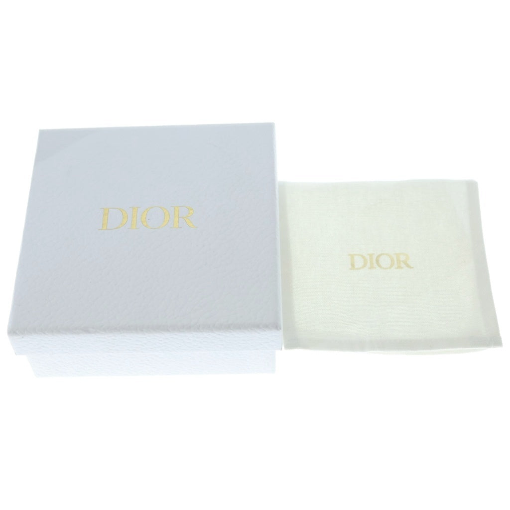 Christian Dior(クリスチャンディオール) ロゴ ラインストーン ブレスレット チェーン シルバー レディース