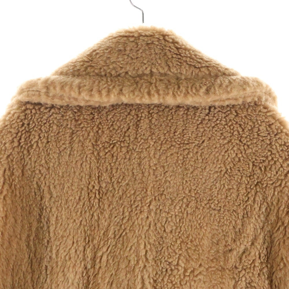 Max Mara(マックスマーラ) テディベア キャメル ボア チェスター ロング コート ブラウン 2421016032 レディース
