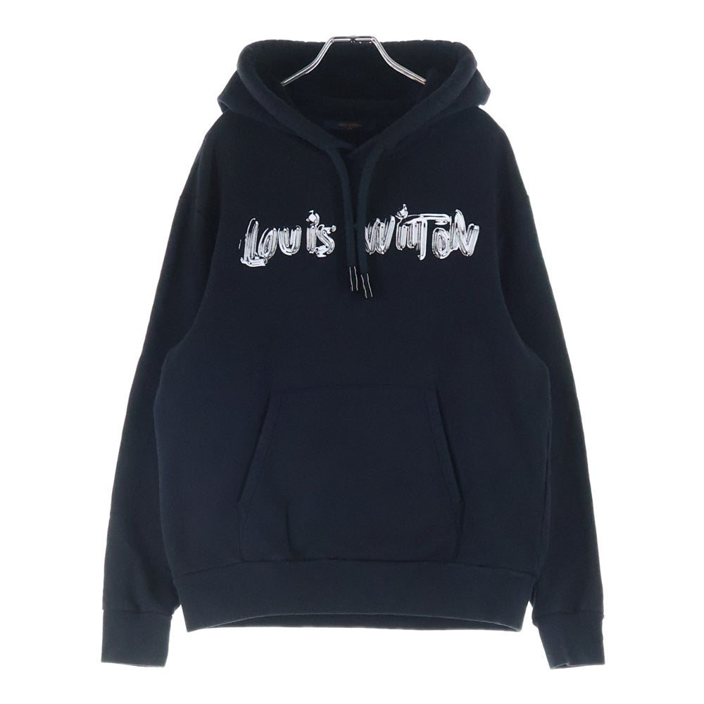 LOUIS VUITTON(ルイヴィトン) 22SS Amen Break アーメンブレイク グラフィックロゴ プルオーバーパーカー ブラック RM221 IHN HMY78W レディース