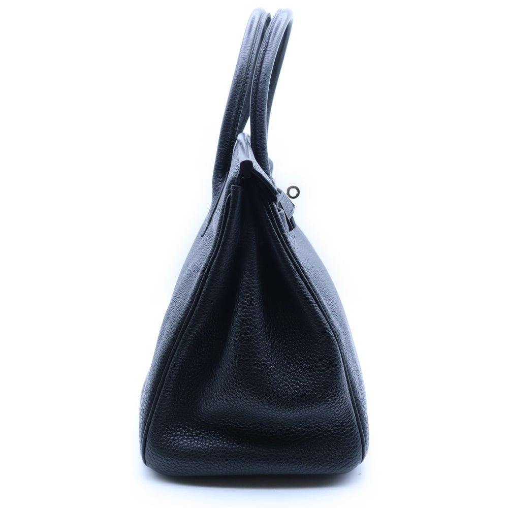 HERMES(エルメス) バーキン30 黒 トゴ シルバー金具 □M刻印 ブラック レディース