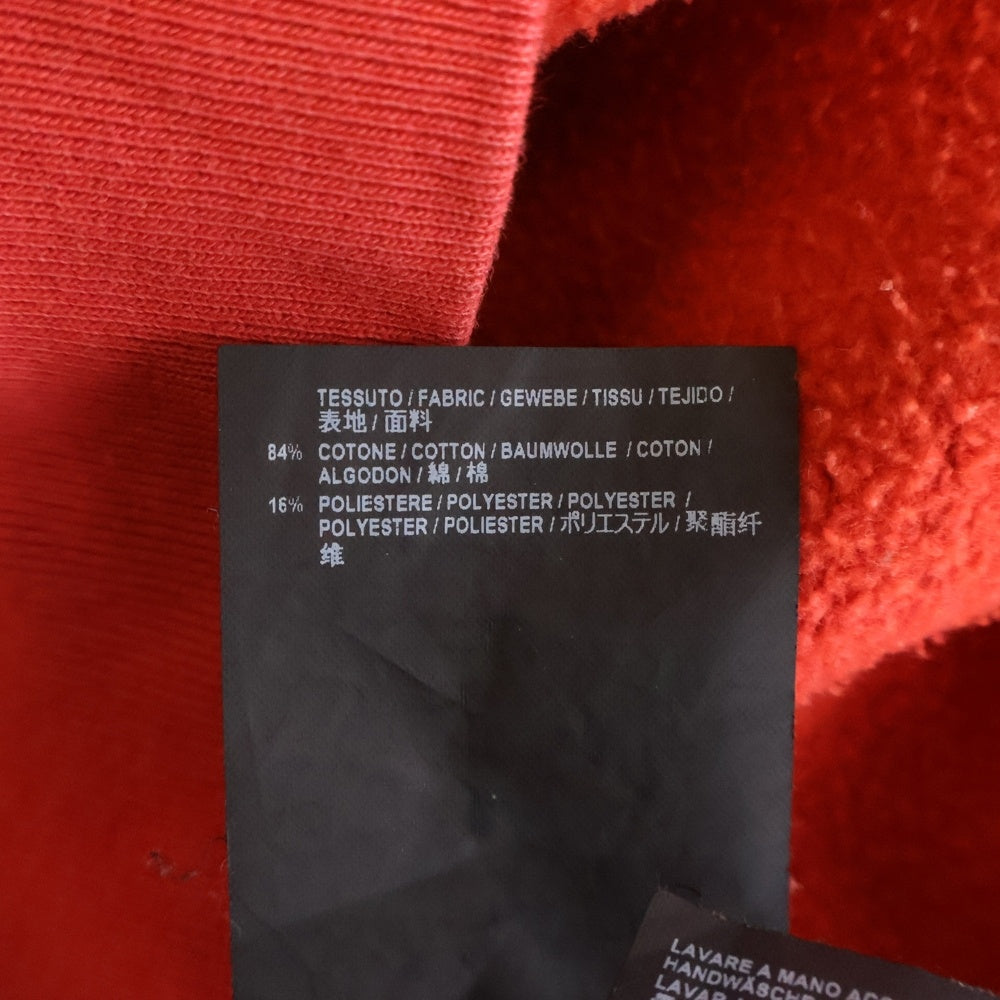 BALENCIAGA(バレンシアガ) EUROPEプリント コットンパーカー レッド 508205