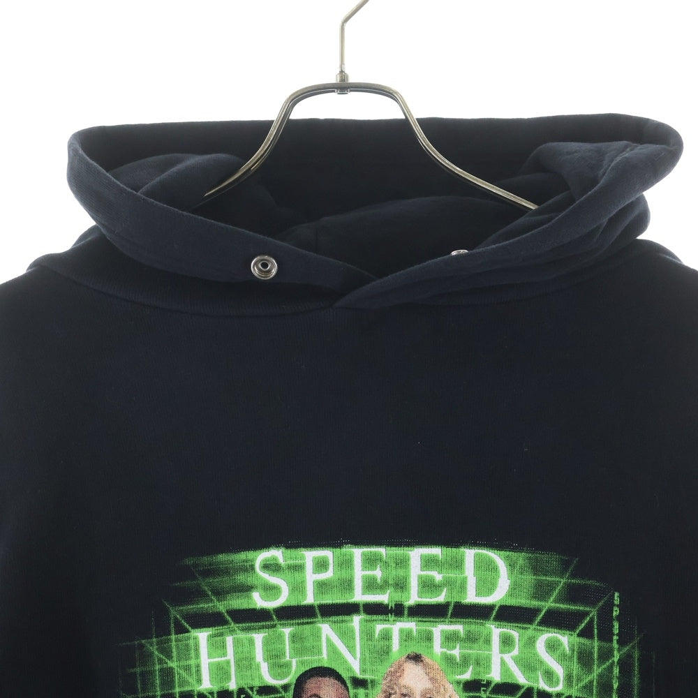 BALENCIAGA(バレンシアガ) 19AW Speed Hunters Oversized Hooded スピードハンターズオーバーサイズフーディ プルオーバーパーカー ブラック 559367 TDV38