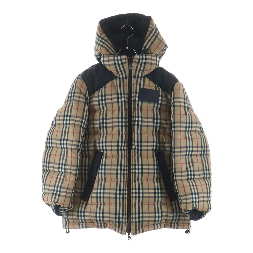 BURBERRY(バーバリー) ノヴァチェック リバーシブルダウンジャケット ブラウン/ブラック 8018766