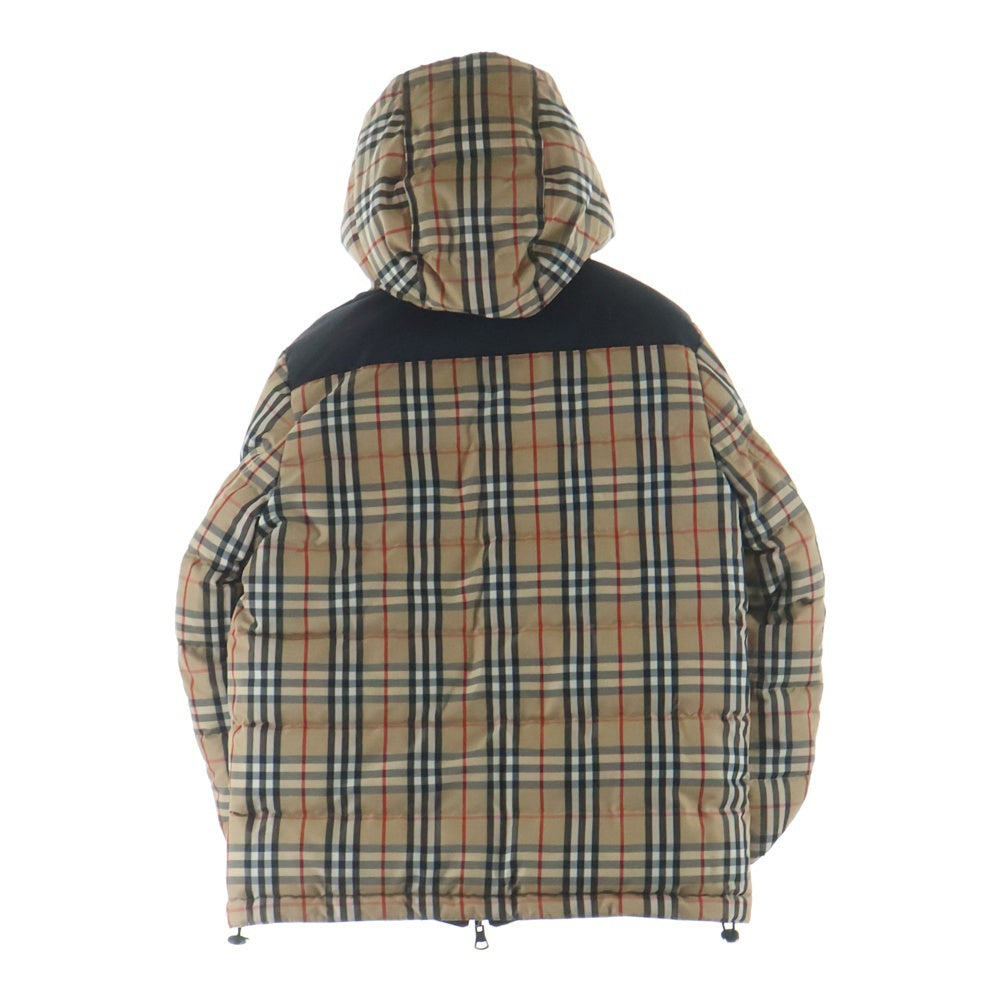 BURBERRY(バーバリー) ノヴァチェック リバーシブルダウンジャケット ブラウン/ブラック 8018766