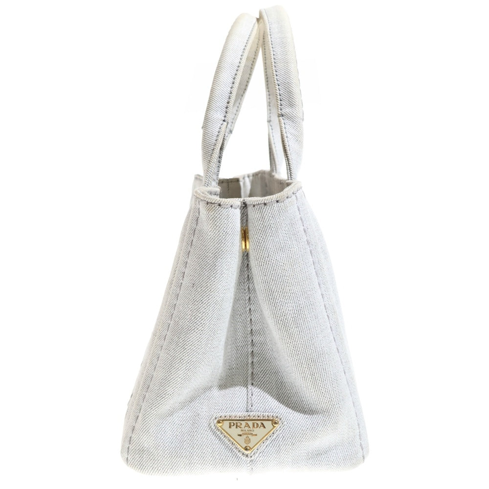 PRADA(プラダ) カナパ 2WAY ハンドバッグ ショルダーバッグ グレー キャンバス B2439G レディース