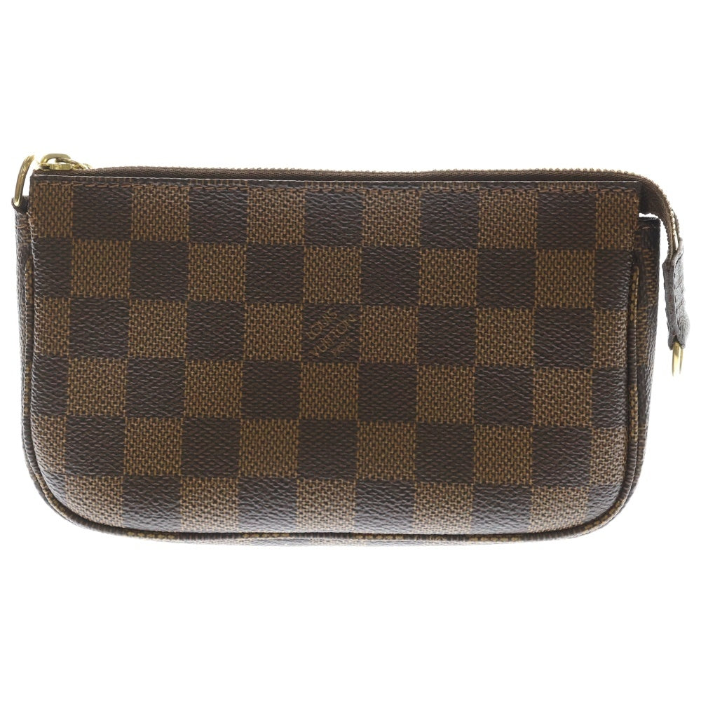 LOUIS VUITTON(ルイヴィトン) ダミエ マレ PVC レザー バケット バケツ ハンドバッグ ゴールド金具 ブラウン M42240 レディース