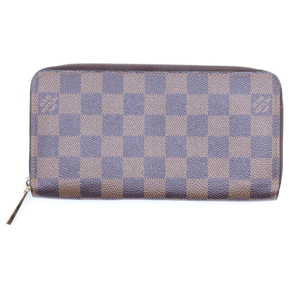 LOUIS VUITTON(ルイヴィトン) ダミエ ジッピーウォレット PVC 長財布 ゴールド金具 ブラウン N41661 レディース