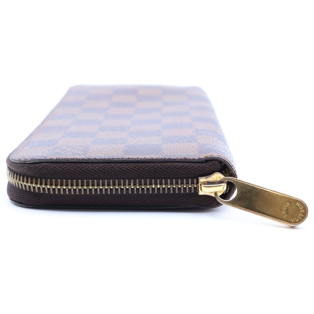 LOUIS VUITTON(ルイヴィトン) ダミエ ジッピーウォレット PVC 長財布 ゴールド金具 ブラウン N41661 レディース