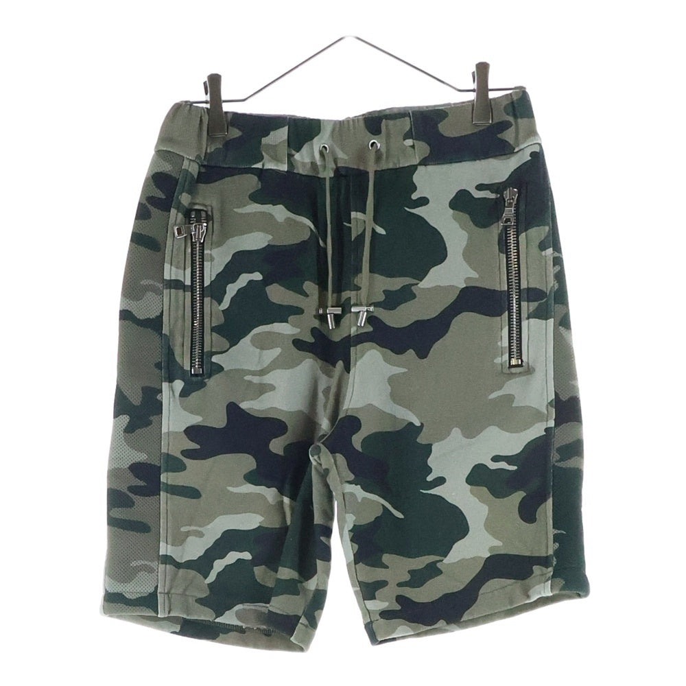 BALMAIN(バルマン) ■カモ柄ハーフパンツ カーキ コットン #S 57431230